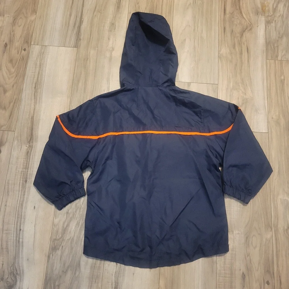 Denver Broncos Reebok Hoodie Pullover Jacket Kids 5/6 Navy Blue Pockets